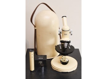 Vintage Heerbrug Microscope From Switzerland