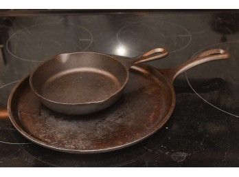 Pair Of Lodge Cast Iron Pans