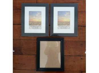 (3) 10” X 12” Picture Frames