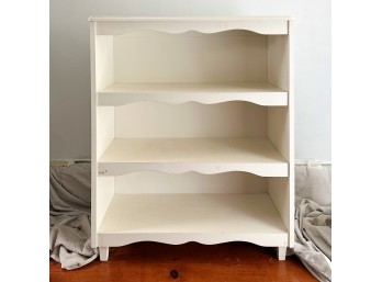 White Wood Bookcase