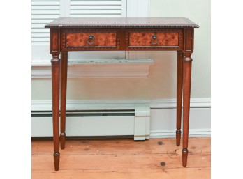 Inlaid Entryway Table With Drawer