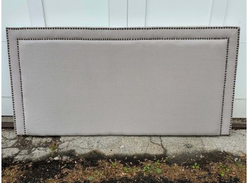 Safavieh Queen Size Nail Stud Upholstered Headboard