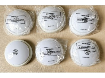 (6) Push Battery Operated Lights New In Package