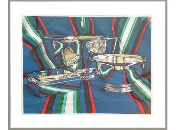‘Silver Bowls’ Hand Signed Limited Edition Print By Jeanette Pasin Sloan