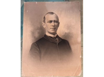 Antique Photographic Portrait On Cloth