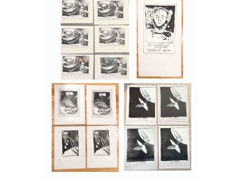 Huge Collection Of Limited Edition Space Themed Etchings Signed