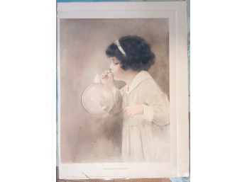 'An Anxious Moment' Vintage Print By Bessie Pease Gutmann