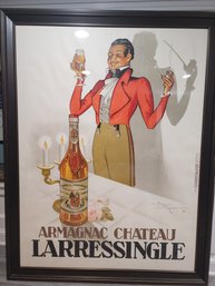 Original 1938 Armagnac Larressingle Poster By Henri Le Monnier