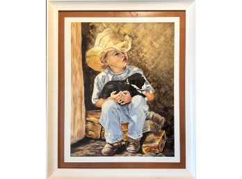 'Lil Tyke' By Simply Rosina Framed Art Print