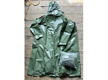 (2) Army Green Rain Ponchos New In Package