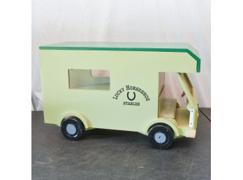 Wooden Toy Horse Trailer