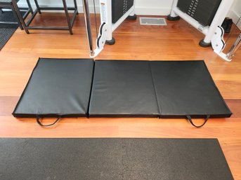 SPRI Black Exercise Pad & Airex Blue Balance Pad - Set Of 2