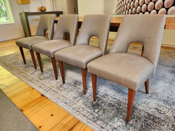 Vintage Dining Chairs - Set 1 Of 2 (Four Chairs, Reupholstered In 2011)