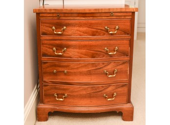 Vintage Solid Fruitwood 4-Drawer Chest Of Drawers