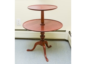 Vintage 2-Tiered Pie Table
