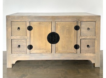 Pottery Barn Emmett Media Console Table Cabinet