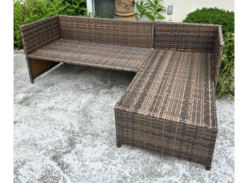 Resin Wicker Sectional Couch