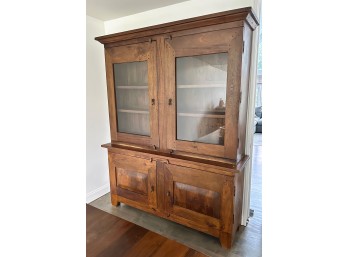 Crate & Barrel Basque Honey Buffet And Hutch