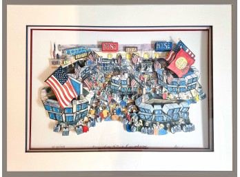 New York Stock Exchanged Limited Edition 3-D Artwork Signed