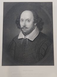 R A Artlett Mid 1800s Shakespeare Engraving 11 By 15