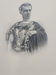 1887 Engraving Of Bartlett Portraying Cassius In Julius Caesar