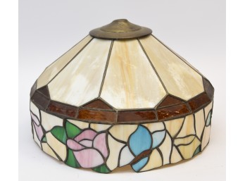 Vintage Tiffany-Style Stained Glass Shade #1