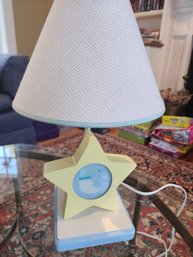 Moon And Star Table Lamp With Nightlight