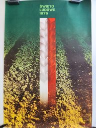 1975 Polish Poster, Designed By F. Wylezuch