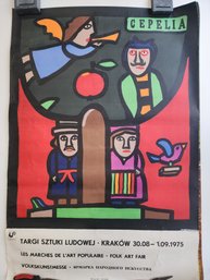 1975 Krakow Folk Art Fair Poster