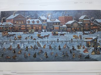 Charles Wysocki Bostonians And Beans Sample Proof Fine Art Litho