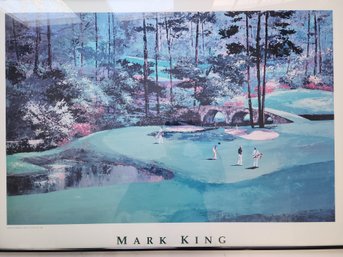 1988 Mark King Augusta 11 Serigraph Framed