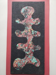 Original Painting 'biometric Aneurism' Signed Verso