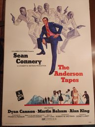 Anderson Tapes Original Movie Poster