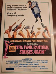 Pink Panther Strikes Again Movie Poster