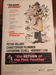 Return Of Pink Panther Original Movie Poster