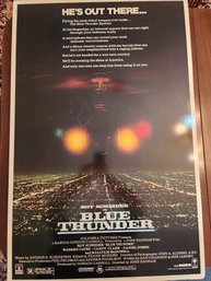 Blue Thunder Original Video Poster