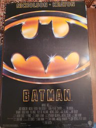 1989 Batman Original Movie Poster