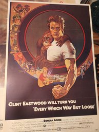 Every Which Way But Loose Original Movie Poster