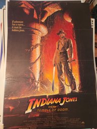 Indiana Jones Temple Of Doom Original Movie Poster