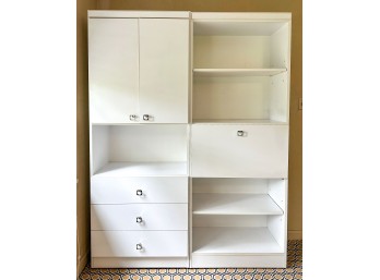 Modern White Wall Unit #1