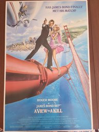 A View To A Kill 007 Movie Poster