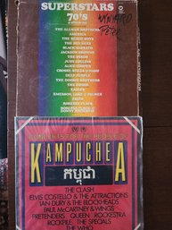 4 Album  1970s Superstars And 2 Lp Concert Kampuchea