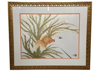 Hisashi Otsuka “Golden Kiss” Signed Limited Edition Silkscreen, $1000.00 Retail