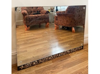 Vintage Floral Accent Wall Mirror