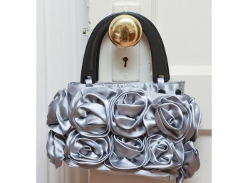 Silver Rose Handbag