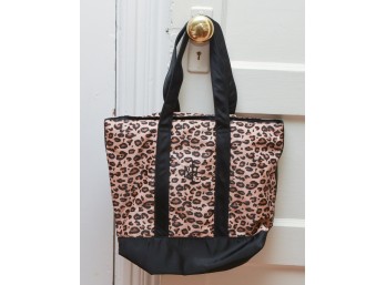 Ralph Lauren Leopard Print Cloth Tote Bag