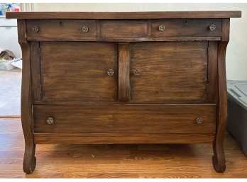 Antique Walnut Side Board