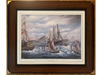H.M.S. Victory Being Towed After The Battle Of Trafalgar Limited Edition Print