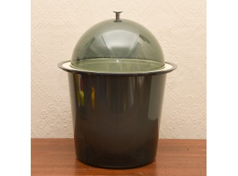 Smoke Grey Plastic Ice Bucket