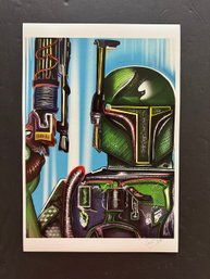 Boba Fett Signed Art Print NYCC Exclusive